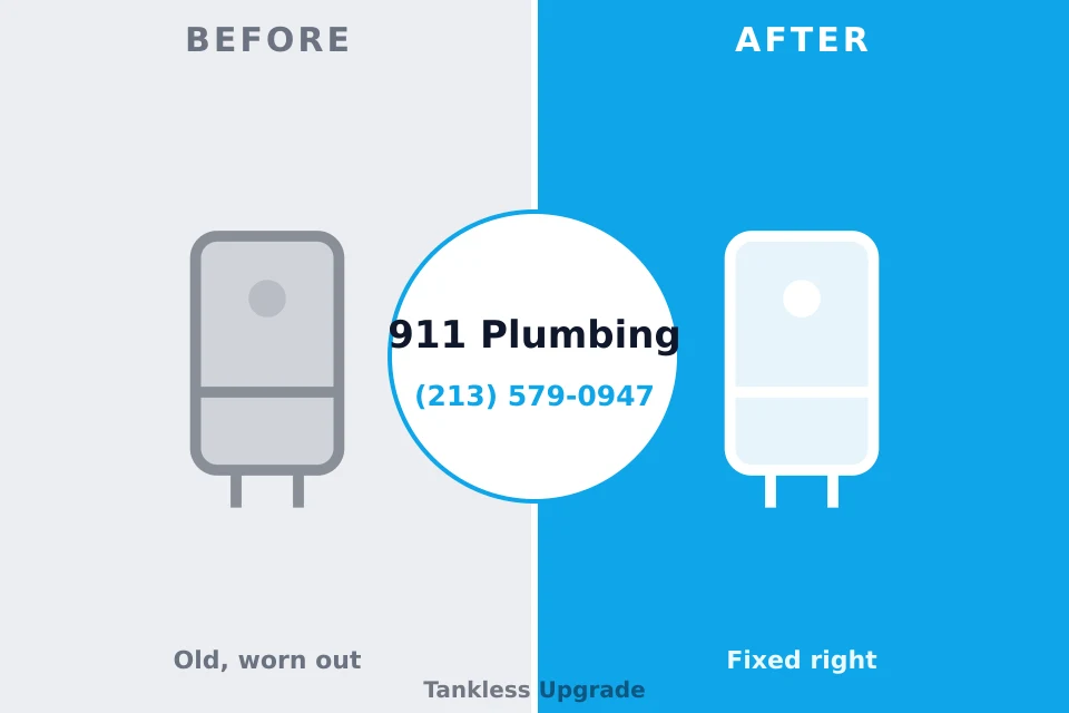 Before and after: plumbing company Sorgho, KY